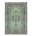 6'7x9'8'' large size rug, antique area rug , handmade vintage rug , anatolian wool rug, kitchen distressed rug , 7x10 green rug , 200x293 cm