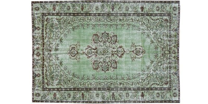 6'7x9'8'' large size rug, antique area rug , handmade vintage rug , anatolian wool rug, kitchen distressed rug , 7x10 green rug , 200x293 cm