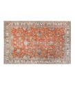 7'x9'5'' turkish vintage rug , handmade wool rug , antique distressed rug , 7x10 living room rug , large size brick color rug , 212x286 cm