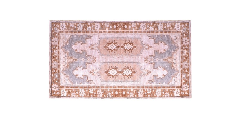 4x7 handmade wool rug , kicthen runner rug , turkish distressed rug , 3'8x7'3 anatolian rug , hand knotted 60'old Rug , 118x224 cm
