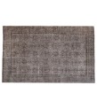 6x10 gray distressed rug , handmade wool rug , anatolian faded rug , turkish muted color rug , 6'4x9'11 living room rug , 192x300 cm