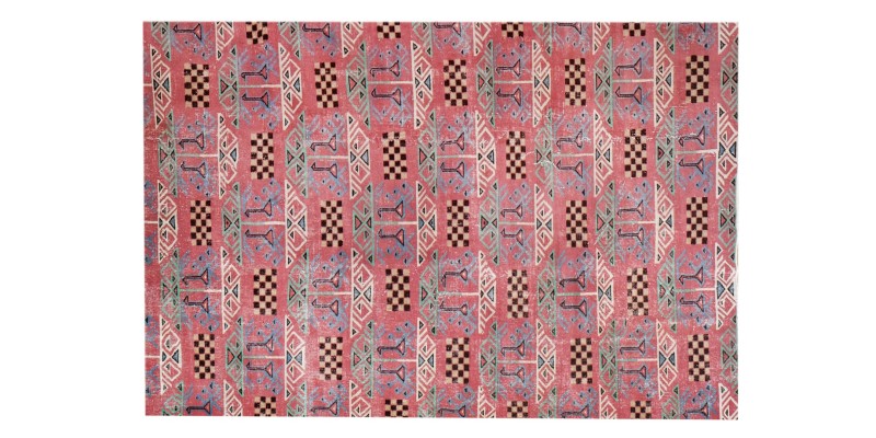 6x9 wool rug , ethnic anatolian motifs , 6'x9'4'' Turkish Anatolian Rug , antique handmade rug , perfect condition , 185x287 cm