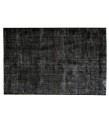 7x11 black deco rug , turkish distressed rug , handmade wool rug 6'7x10'8 , Rug For Bedroom , Bedroom Rug , Rugs For Living Room , 205x330