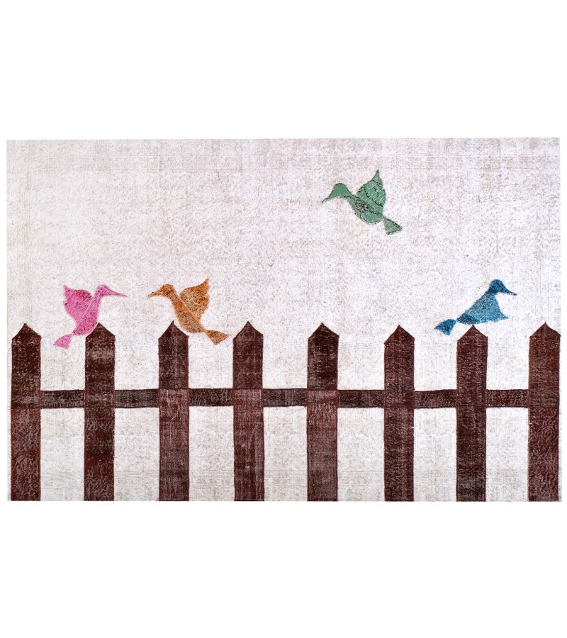 6x9 custom handmade work , hemp rug , unique beauty , decoration work , custom made to order , 192x283 cm