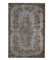 5x9 gray wool rug , turkish handmade rug , distressed rug , Bedroom Rug , Rugs For Living Room , Rug , Floor Rugs , Home Decor 165x280
