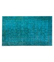 5x8 blue wool rug , turkish handmade rug , Bohemian Rug , Handmade Rug , Turkish Rug , Area Rug , Vintage Rug , Wool Rug , 156x258 cm