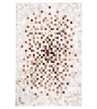 5'3x8'6 Handmade Natural Cowhide Rug /Real Hair-on Leather Patchwork Carpet /Home Decor Area Rug /Hallway or Door Runner /Interior Floor Rug