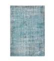 5x8 blue wool rug , turkish handmade rug , Bohemian Rug , 5'1x8'5 Handmade Rug , Turkish Rug , Vintage Rug , Wool Rug , 158x260 cm