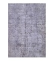 7x10 oversize oushak rug , gray wool rug , antique living room rug , 6'7x9'6 turkish distressed rug , muted rug , gift for her , 205x294 cm
