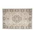 7x10 oversize oushak rug , 6'7x10'2 beige wool rug , antique living room rug , distressed rug , muted color rug , gift for her , 205x312 cm
