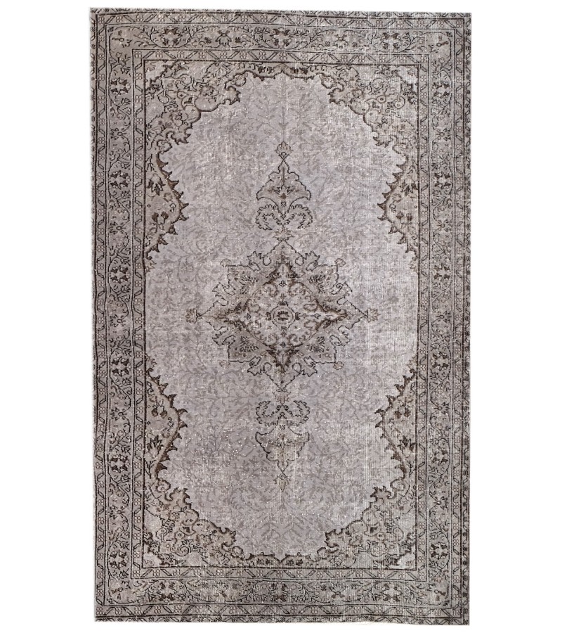 5x9 gray wool rug , turkish handmade rug , distressed rug , 5'2x8'7 Bedroom Rug , Rugs For Living Room ,Floor Rugs , Home Decor 160x267