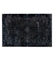 5x9 black wool rug , turkish handmade rug , distressed rug , 5'4x8'5 Bedroom Rug , Rugs For Living Room ,Floor Rugs , Home Decor 167x260