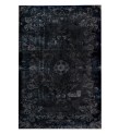 5x9 black wool rug , turkish handmade rug , distressed rug , 5'4x8'5 Bedroom Rug , Rugs For Living Room ,Floor Rugs , Home Decor 167x260