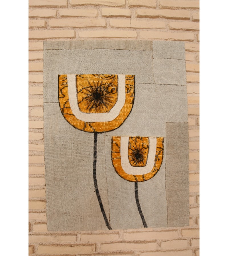 SPECİAL HAND-MADE WORKİNG       ((YELLOW FLOVERS ))