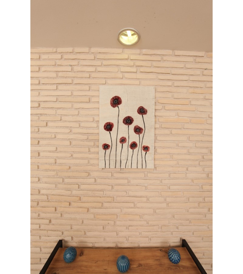 SPECİAL HAND-MADE WORKİNG       (( COLORFUL FLOWERS ))