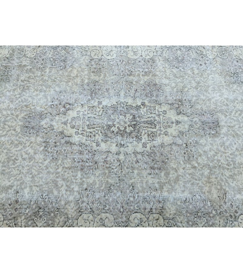 6x10 Rustic Woven Rug ,faded farmhouse rug, 70s rug , 6'1 X 9'6 Turkish Living room Rug