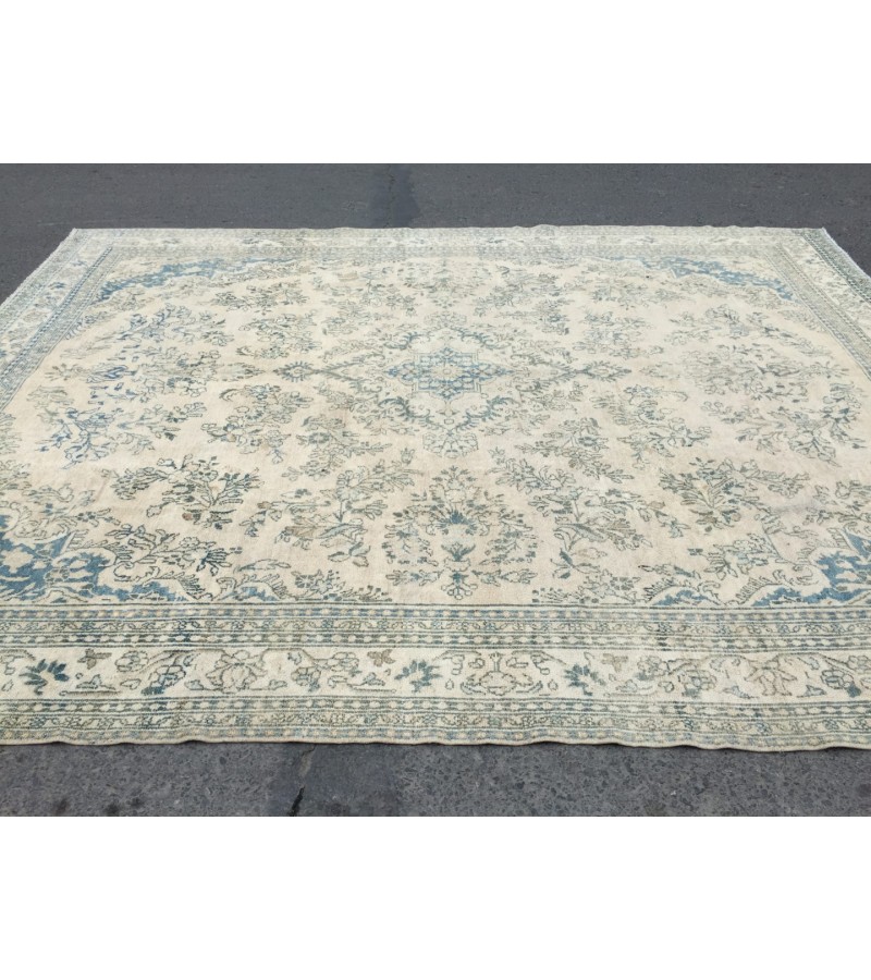 10x13 hand knotted rug, handmade rug, wool rug, 10'1 X 12'9 living room rug