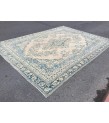 9x12 Persian area rug, handmade rug, bedroom rug, 9' X 11'10 living room rug
