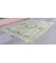 9x14 distressed woven rug, wool area rug, dining room rug, 9'4 X 13'8 Persian Rug