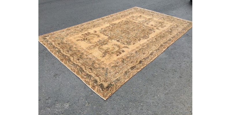 7x12 rug for living room , oversize Turkish rug, 7'3 X 12'2 woven rug