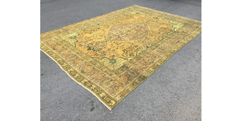 8x12 oriental dining room rug, Vintage rug , 8' X 11'6 Bedroom Rug , Turkish Rug