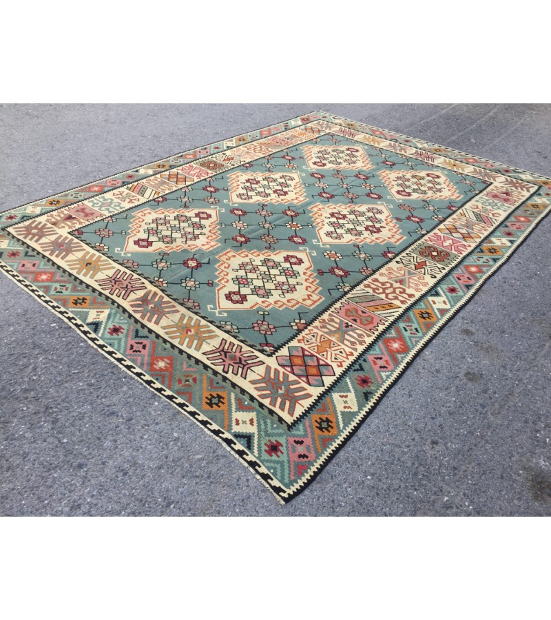 6 X 10 Feet . Turkish Anatolian Carpet , Patterned , Antique Carpet , Hand Woven Carpet , Old Middle  Village Carpet , Unrepaired Excellent Condition