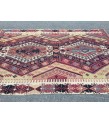 6x8 unique geometric kilim, living room rug,70's kilim, Turkish kilim, handmade rug ,5'6 X 8'1 woven rug