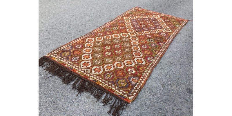 5x10 geometric dining room rug, vintage Living room rug, retro rug,4'11 X 9'6 boho jijim rug