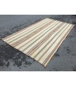 5x9 beige hemp rug, bedroom rug, woven area rug, 5'2 X 9'2 nomadic rug