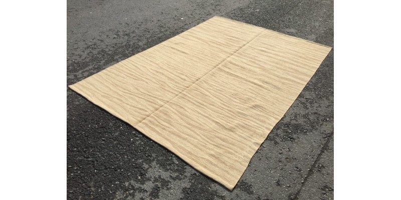 5x8 hand knotted kilim, minimal rug, woven rug, handmade rug ,5'5 X 7'8 Area Rug