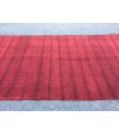 6x11 red hemp, Living room rugs , handmade area rug , 5'7 X 11' boho red rug