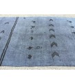 5x11 boho area rug, oriental rug ,hemp rug, 5'5 X 10'10 Turkish rug
