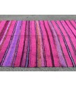6x13 pink boho hemp , retro dining room rug, Pink Turkish Rug , 6'3 X 12'10 hemp Rug