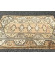 4x6 earthy colour geometric rug, kitchen rug, oriental rug, bedroom rug , 4' X 6'3 70s Handmade rug