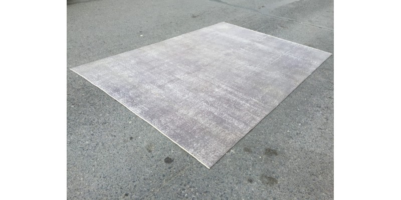 7x10 simple pattern rug, Turkish Vintage rug, grey rug, 6'9 X 9'9 Handmade rug, Home decor rug