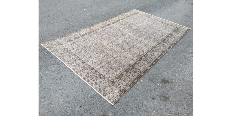 5x9 grey kitchen rug, dining room rug, rug for living room, grey bedroom rug, 5'3 X 8'6 area rug