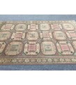 6x10 hand woven rug, wool geometric living room rug, 6'2 X 9'7 dining room rug