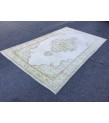 6x10 Area Rug , vintage Turkish rug ,living room rug, 6'2 X 10'1 handmade rug