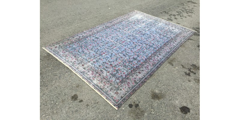 6x9 Turkish Rug, Handmade Rug, Area Rug, 5'6 X 8'8 Wool Rug, Organic Rug, Vintage Rug