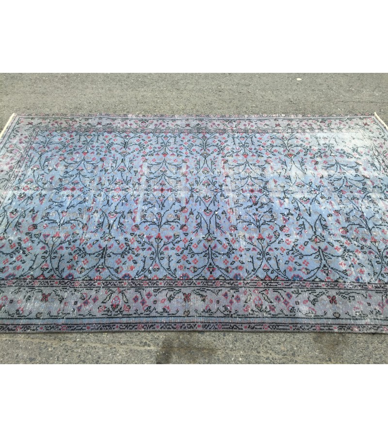 6x9 Turkish Rug, Handmade Rug, Area Rug, 5'6 X 8'8 Wool Rug, Organic Rug, Vintage Rug