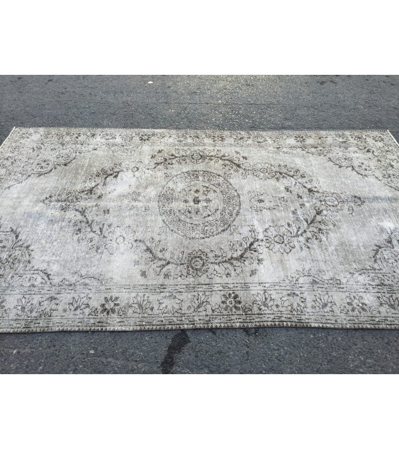 5x9 dining room rug, Turkish wool rug, Handmade rug ,5' X 8'6 bedroom rug