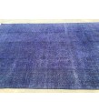 9x12 Purple Rug , Floral Overdyed Area Rug ,8'11 X 12'1 Vintage Bedroom Rug , Turkish Carpet