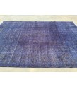 Oversized Purple rug 9x13 , Turkish rug, Vintage rug, 9'5 X 12'9 , Oushak rug, Area rug, Bohemian rug, Living room rug, Wool rug