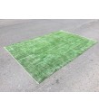 7x10 home decor rug, rustic green brown rug, 6'10 X 9'10 bedroom rug