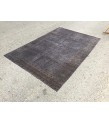 5x7 dark deco dining room rug, distressed rug, retro bedroom rug