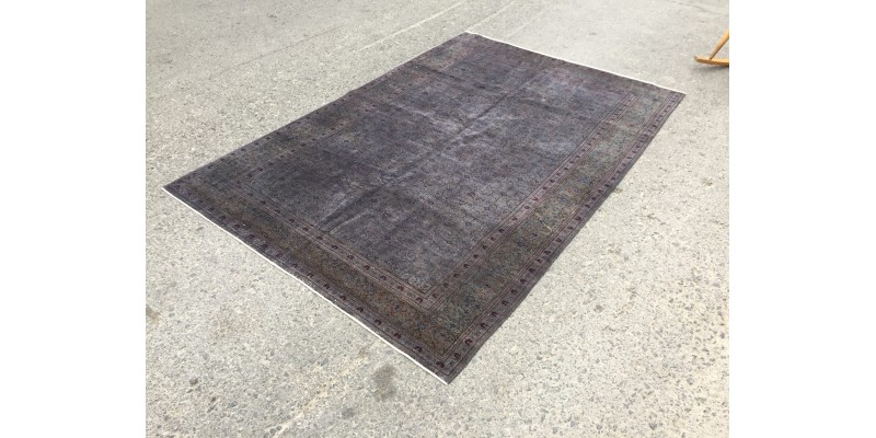 5x7 dark deco dining room rug, distressed rug, retro bedroom rug