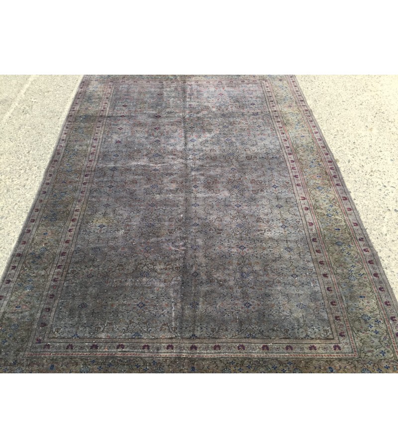 5x7 dark deco dining room rug, distressed rug, retro bedroom rug
