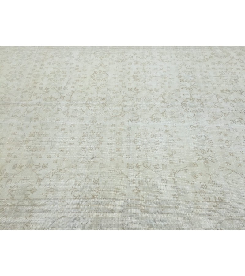 7x10 rug for living room, retro bedroom rug, dining room rug, 6'6 X 9'11 Ivory Area Rug