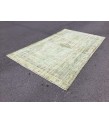 6x10 distressed green rug, ,Area rug, 5'9 X 9'6 Rug for bedroom, Boho rug