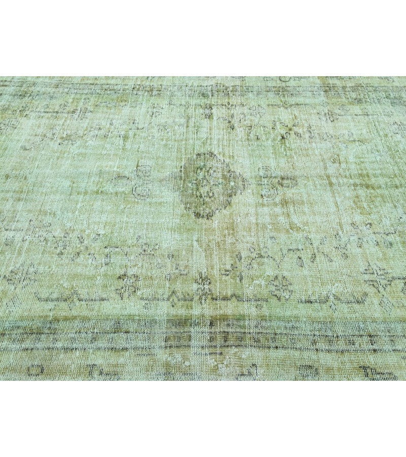 6x10 distressed green rug, ,Area rug, 5'9 X 9'6 Rug for bedroom, Boho rug